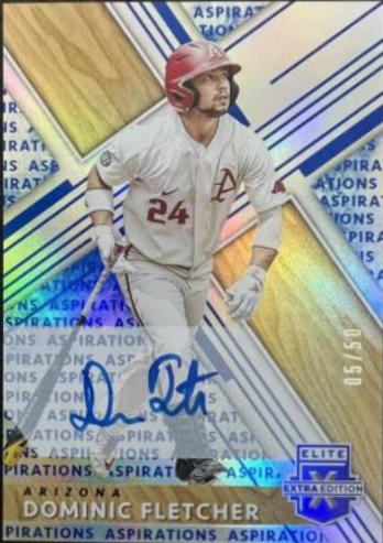 Dominic Fletcher [Autograph Aspirations Blue] #75