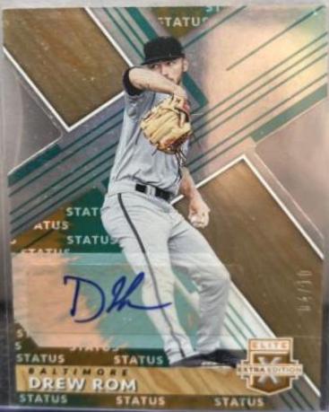 Drew Rom [Autograph Status Die Cut Emerald] #173