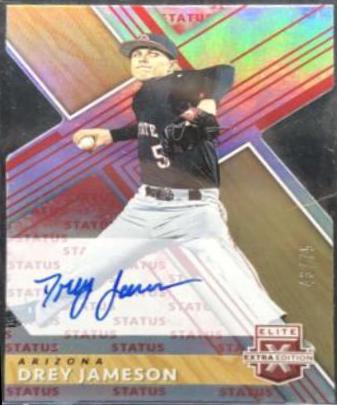 Drey Jameson [Autograph Status Die Cut Emerald] #34