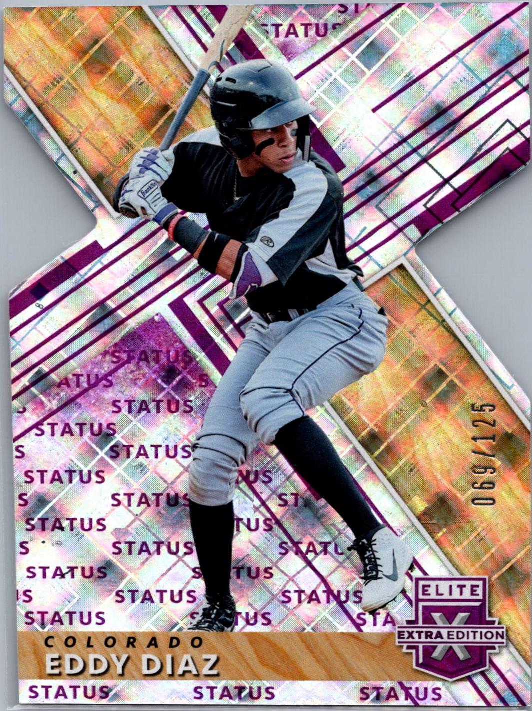 Eddy Diaz [Status Die Cut Purple] #153