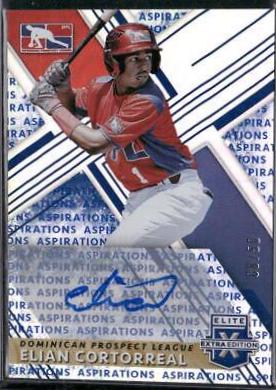 Elian Cortorreal [Autograph Aspirations Blue] #200