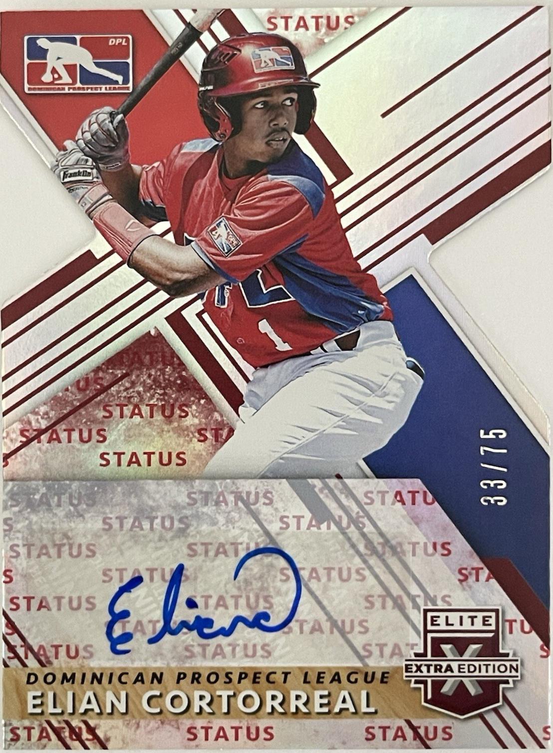 Elian Cortorreal [Autograph Status Die Cut Emerald] #200
