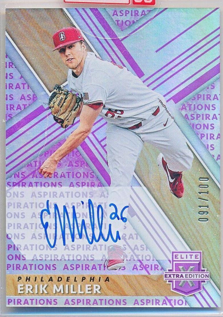 Erik Miller [Autograph Aspirations Purple] #86