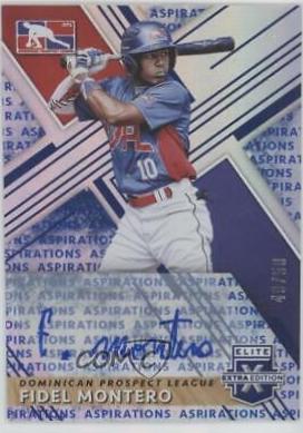 Fidel Montero [Autograph Aspirations Blue] #188