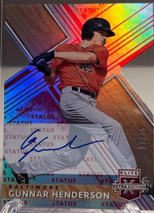 Gunnar Henderson [Autograph Status Die Cut Emerald] #42