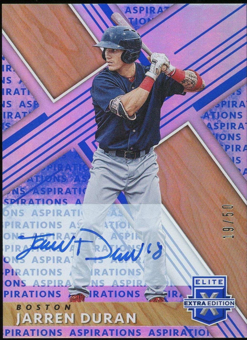 Jarren Duran [Autograph Aspirations Blue] #100