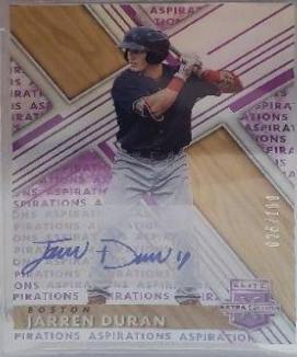Jarren Duran [Autograph Aspirations Purple] #100