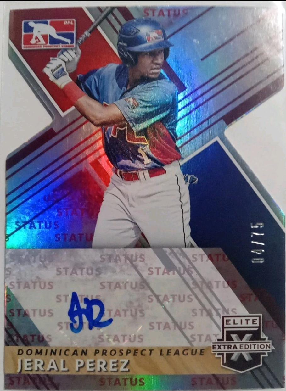 Jeral Perez [Autograph Status Die Cut Emerald] #208