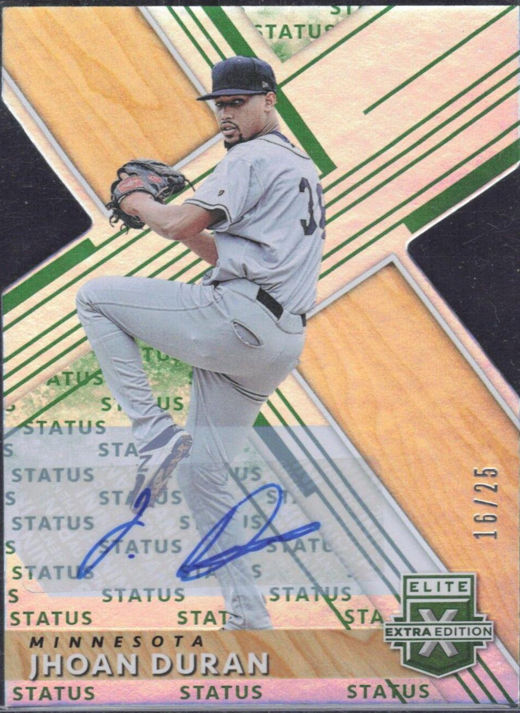Jhoan Duran [Autograph Status Die Cut Emerald] #125