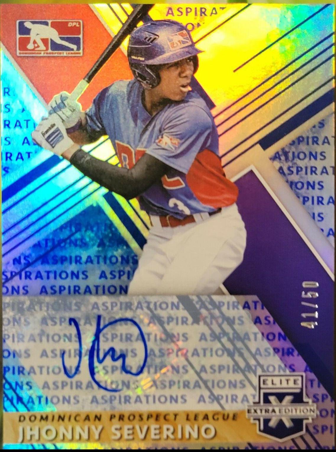 Jhonny Severino [Autograph Aspirations Blue] #209