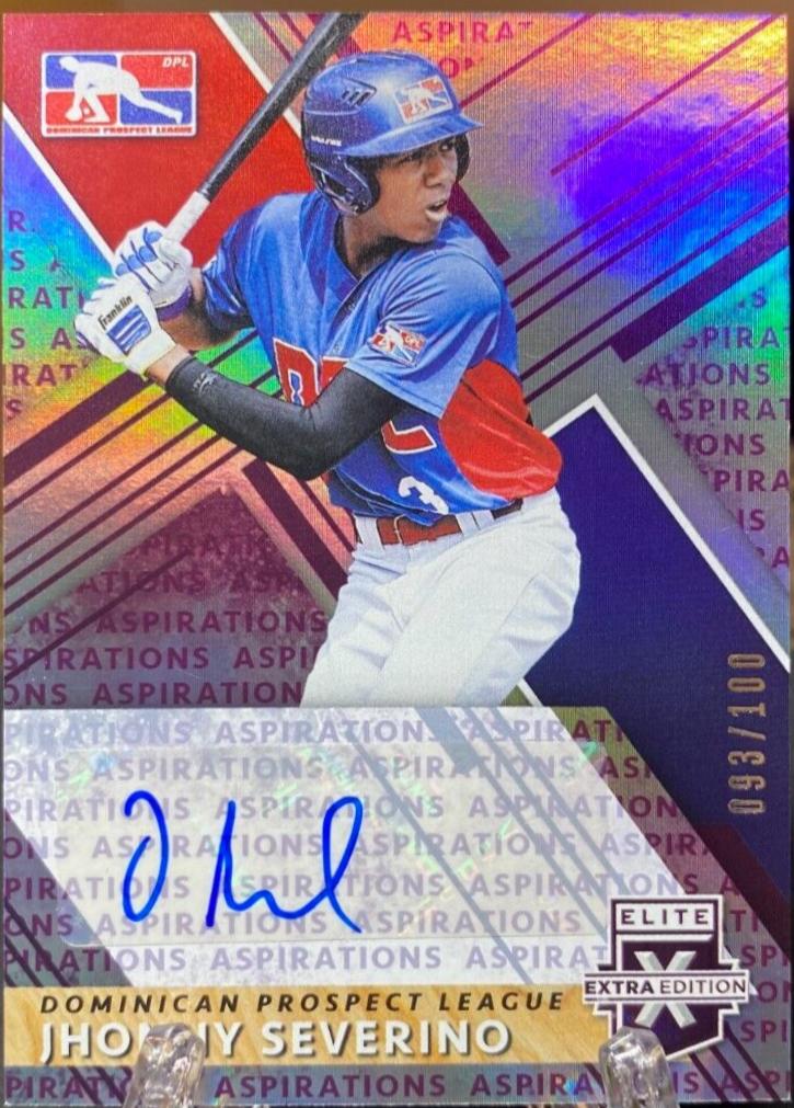 Jhonny Severino [Autograph Aspirations Purple] #209