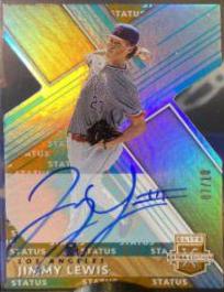 Jimmy Lewis [Autograph Status Die Cut Emerald] #78