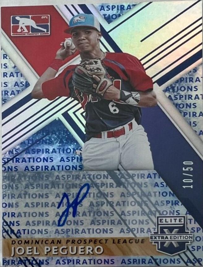 Joel Peguero [Autograph Aspirations Purple] #190