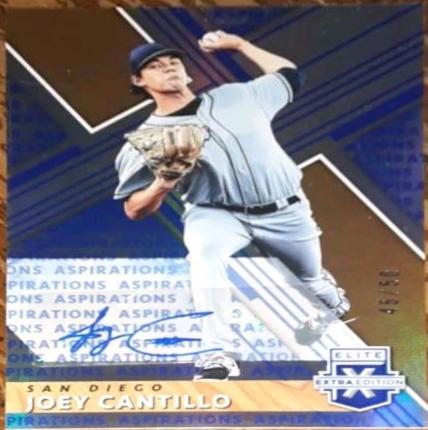 Joey Cantillo [Autograph Aspirations Blue] #165
