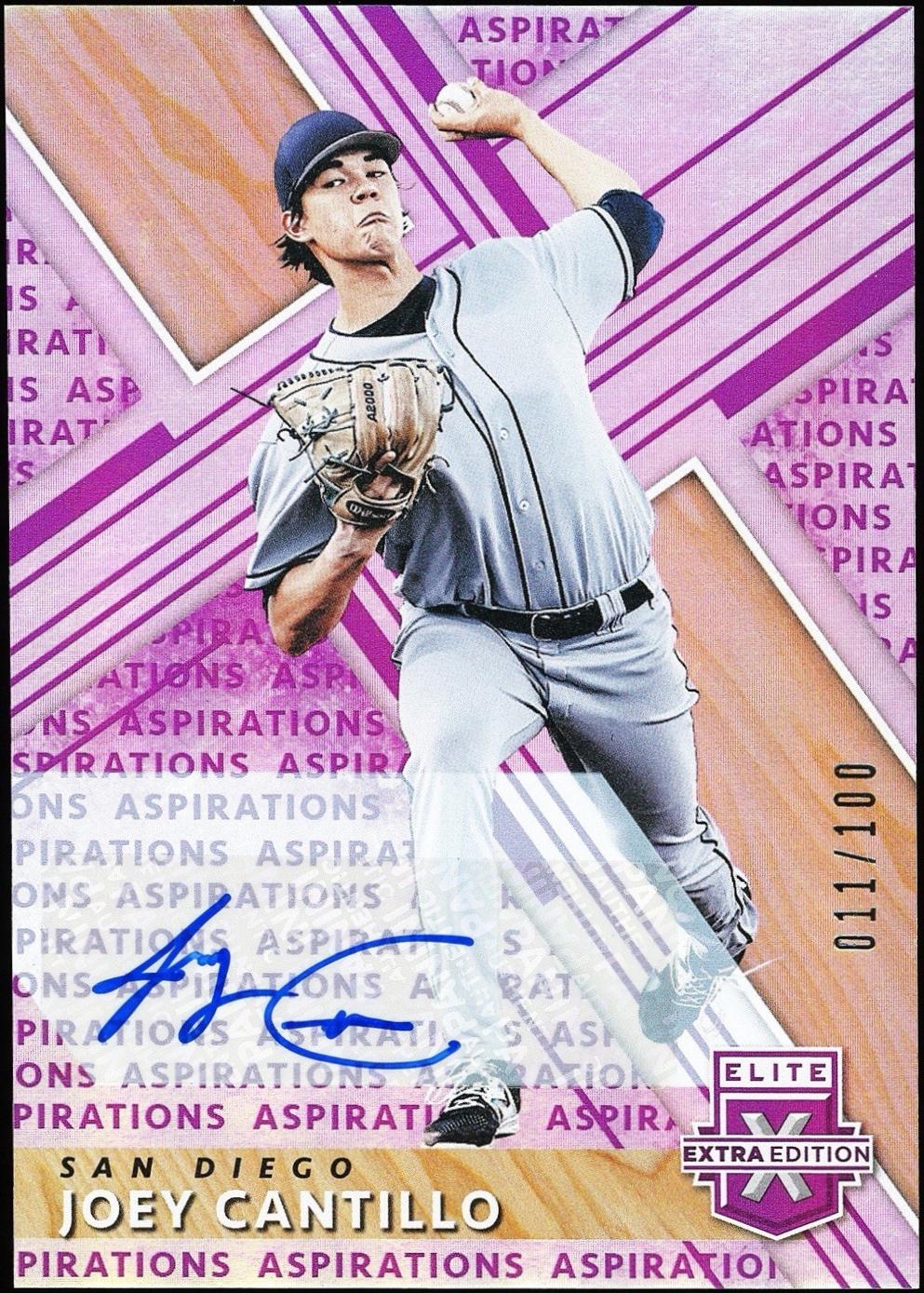 Joey Cantillo [Autograph Aspirations Purple] #165