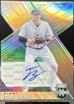 Jose Salas [Autograph Status Die Cut Emerald] #166