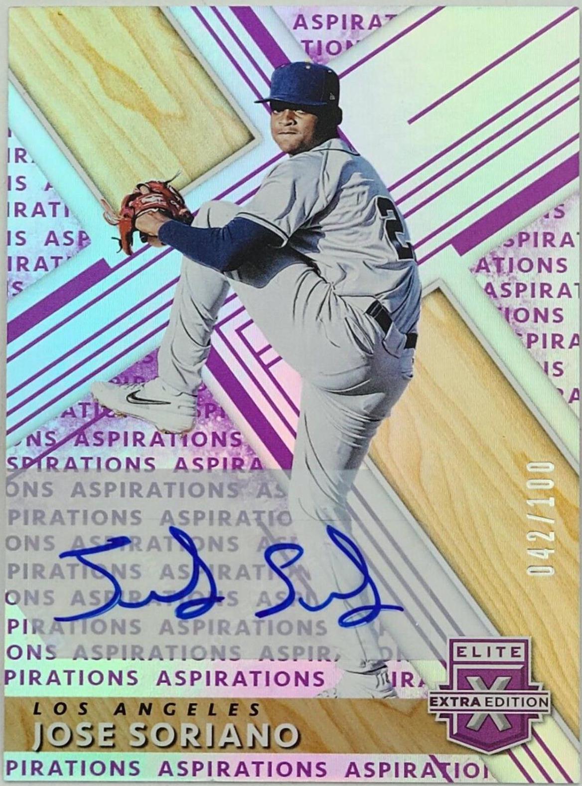Jose Soriano [Autograph Aspirations Purple] #160