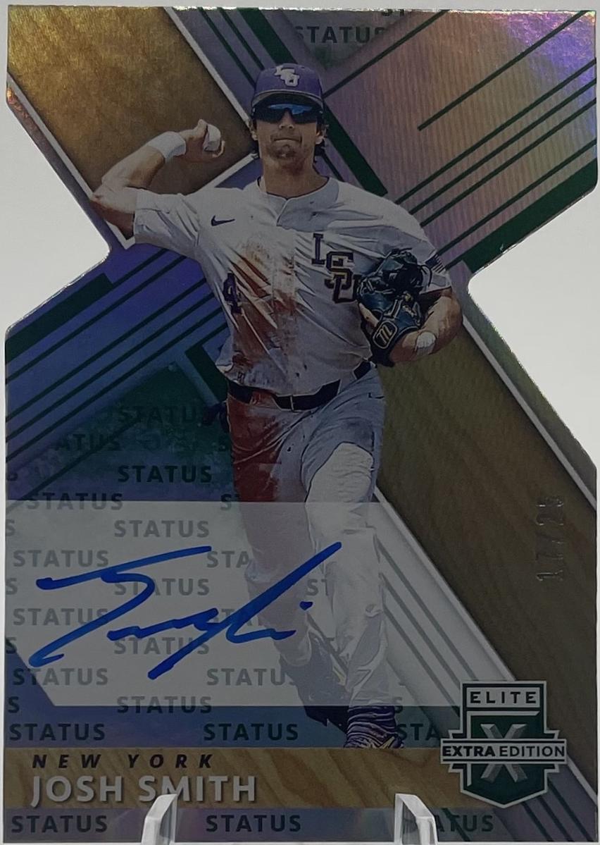Josh Smith [Autograph Status Die Cut Emerald] #67