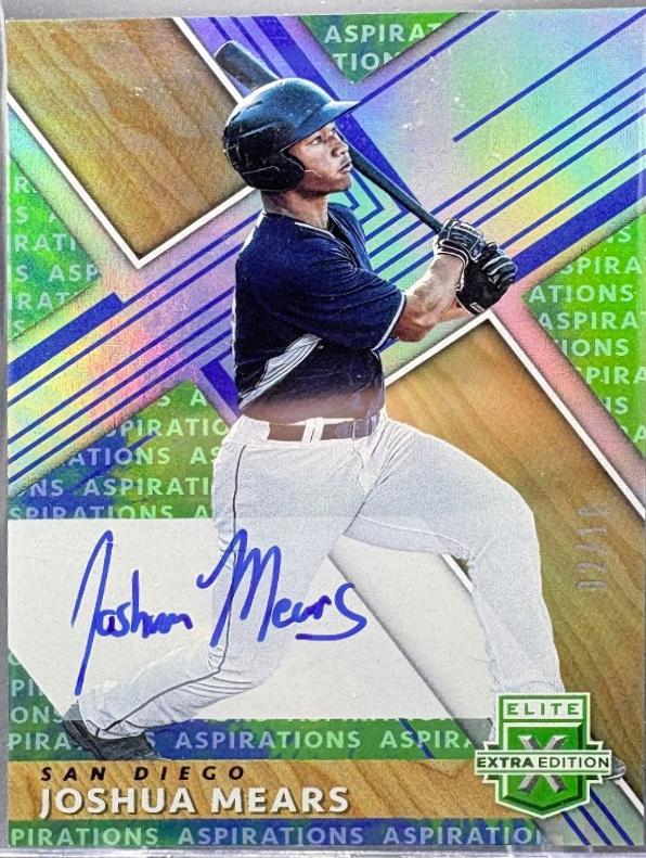Joshua Mears [Autograph Aspirations Tie Dye] #48
