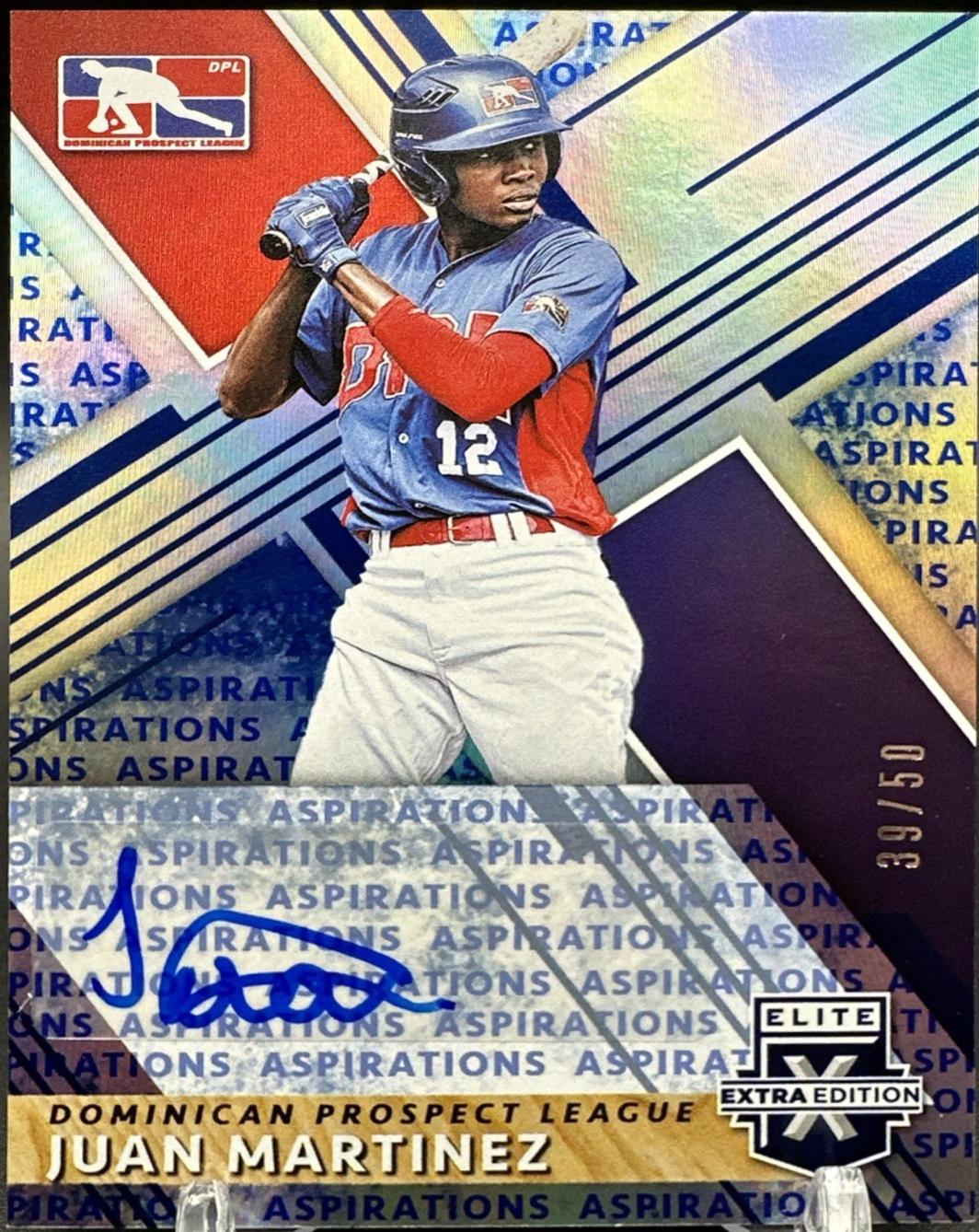Juan Martinez [Autograph Aspirations Blue] #206