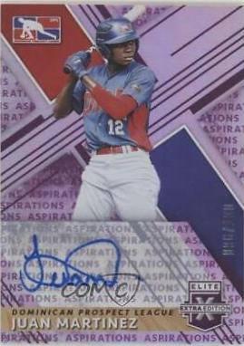 Juan Martinez [Autograph Aspirations Purple] #206