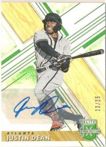 Justin Dean [Autograph Emerald] #183
