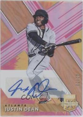 Justin Dean [Autograph Tie Dye] #183