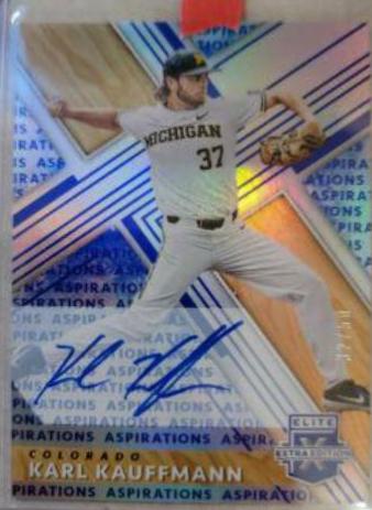 Karl Kauffmann [Autograph Aspirations Blue] #77