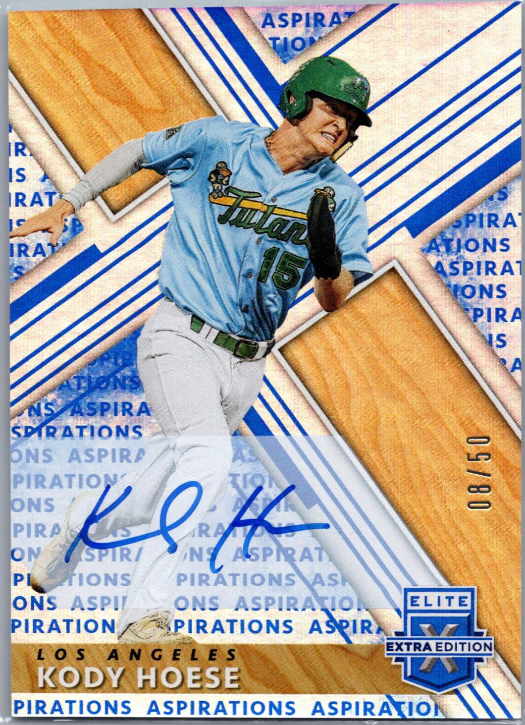 Kody Hoese [Autograph Aspirations Blue] #25