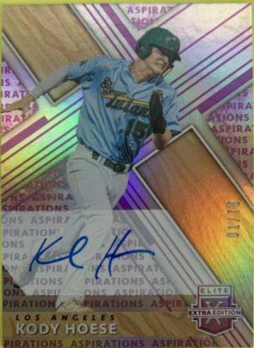 Kody Hoese [Autograph Aspirations Purple] #25