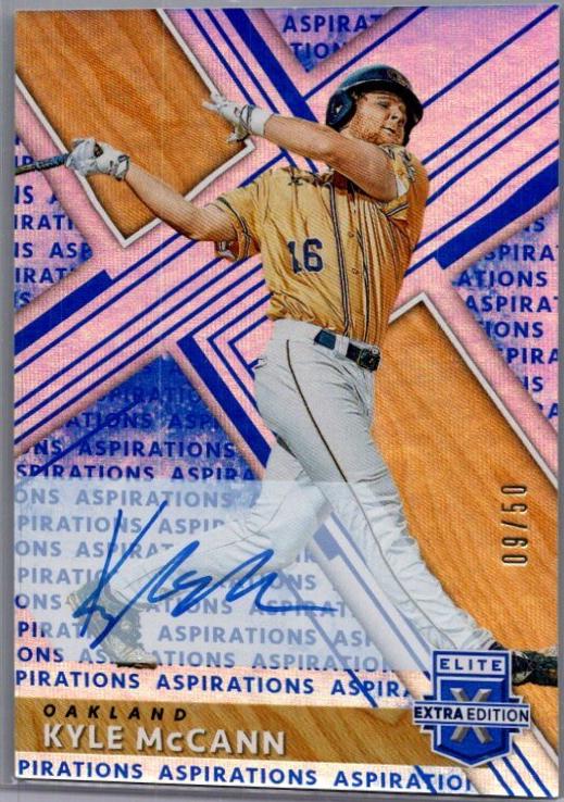 Kyle McCann [Autograph Aspirations Blue] #90