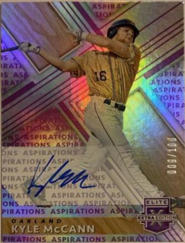 Kyle McCann [Autograph Aspirations Purple] #90