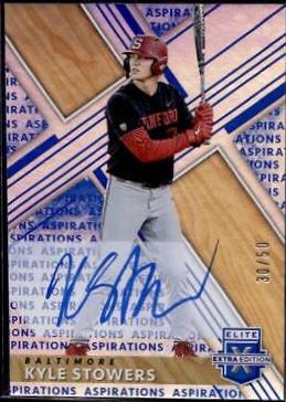 Kyle Stowers [Autograph Aspirations Blue] #71