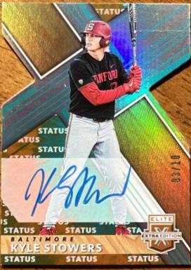Kyle Stowers [Autograph Status Die Cut Emerald] #71