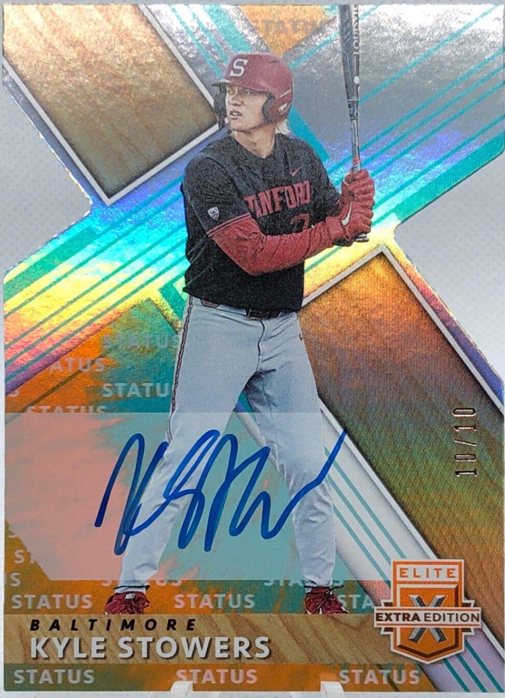 Kyle Stowers [Autograph Status Die Cut Tie Dye] #71