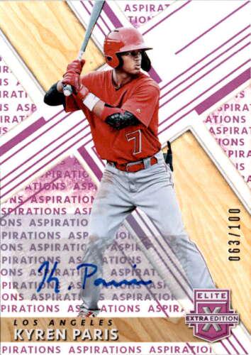 Kyren Paris [Autograph Aspirations Purple] #126