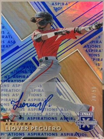 Liover Peguero [Autograph Aspirations Blue] #156