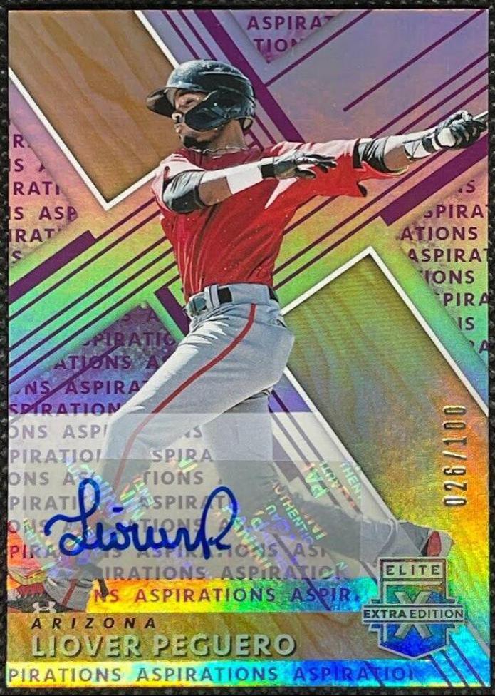 Liover Peguero [Autograph Aspirations Purple] #156