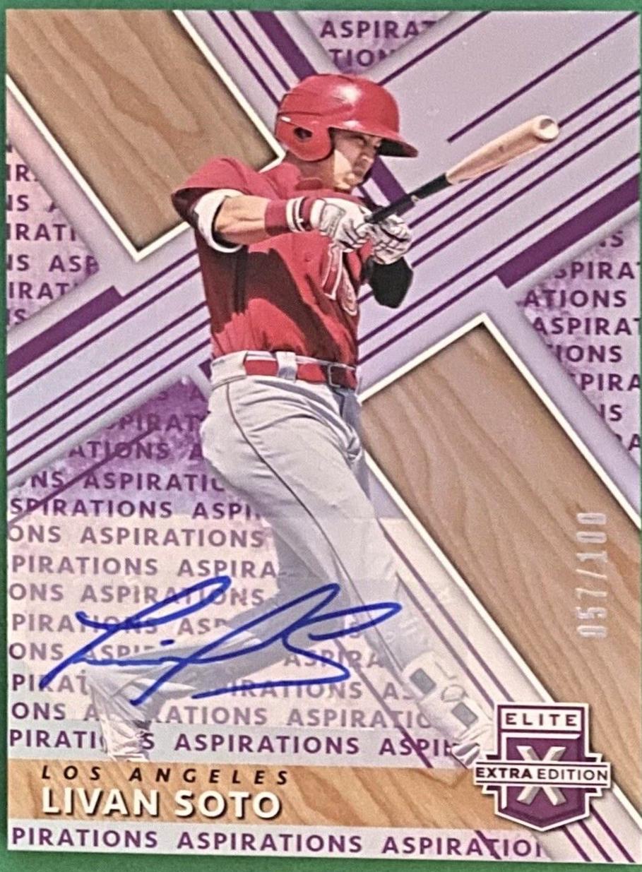 Livan Soto [Autograph Aspirations Purple] #133