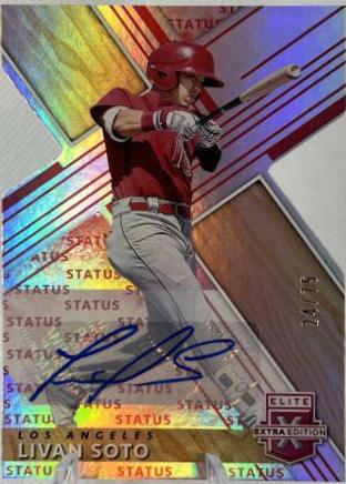 Livan Soto [Autograph Status Die Cut Red] #133