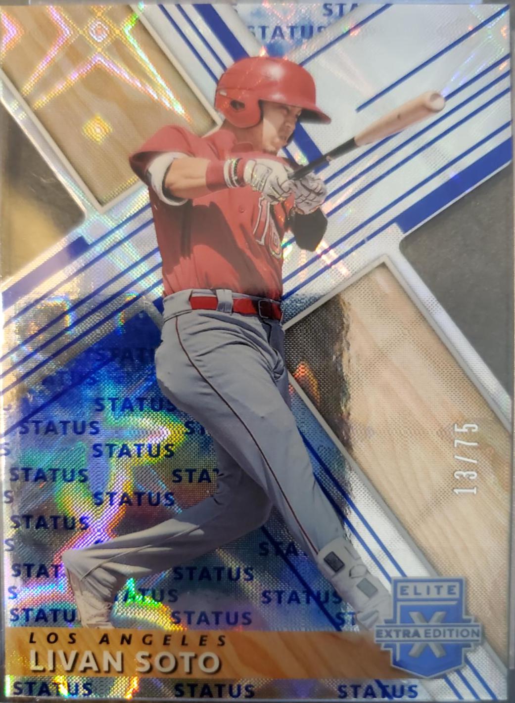Livan Soto [Status Die Cut Blue] #133