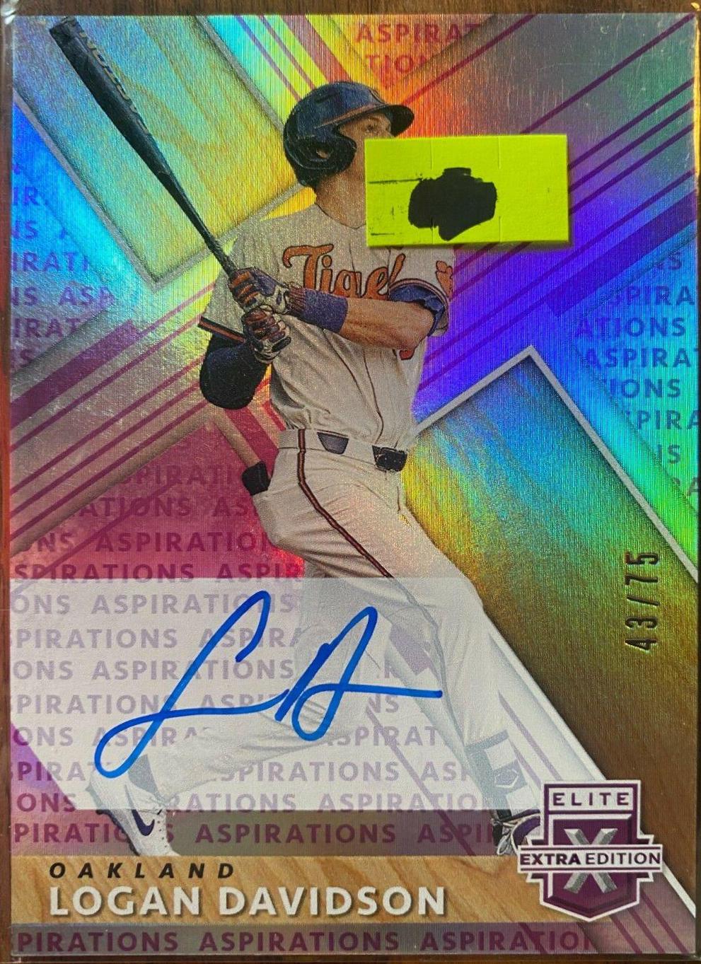 Logan Davidson [Autograph Aspirations Purple] #29