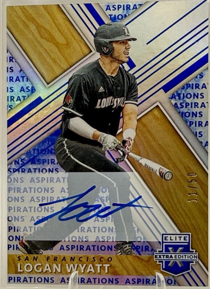 Logan Wyatt [Autograph Aspirations Blue] #51