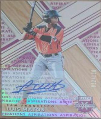 Luis Matos [Autograph Aspirations Purple] #168