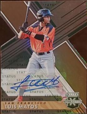 Luis Matos [Autograph Status Die Cut Emerald] #168