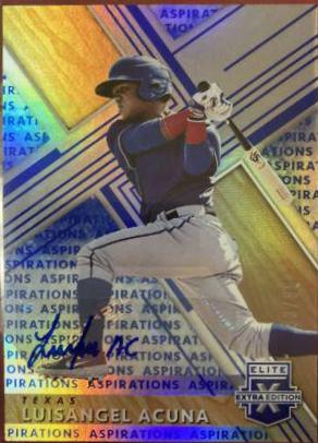 Luisangel Acuna [Autograph Aspirations Blue] #169