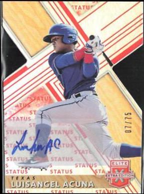 Luisangel Acuna [Autograph Status Die Cut Emerald] #169