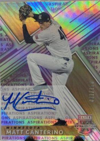 Matt Canterino [Autograph Aspirations Purple] #54