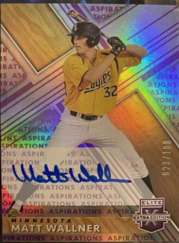 Matt Wallner [Autograph Aspirations Purple] #39