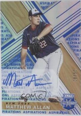 Matthew Allan [Autograph Aspirations Blue] #81